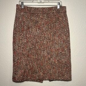 J Crew Tweed No. 2 Pencil Skirt, Size 8